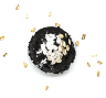 Мороженое Horeca: Сливочное соленая карамель с мюсли (Черное)