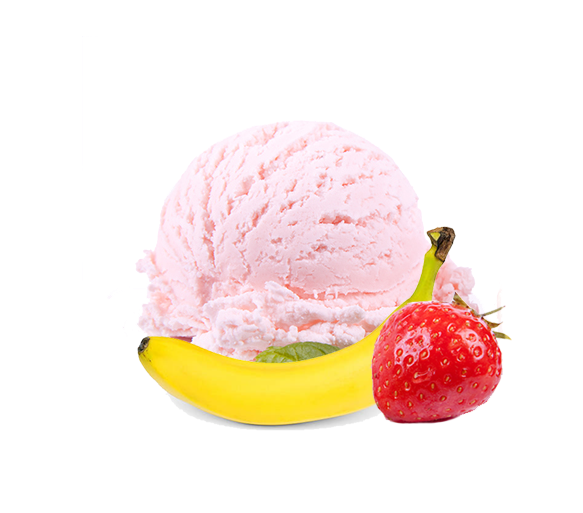 Мороженое Horeca: Банан-клубника